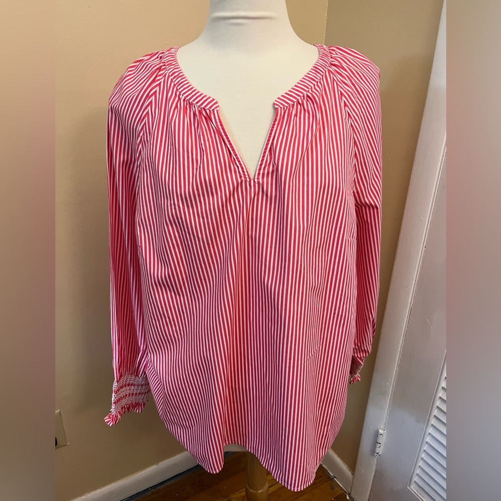 Talbots women’s pullover shirt size XL V neck